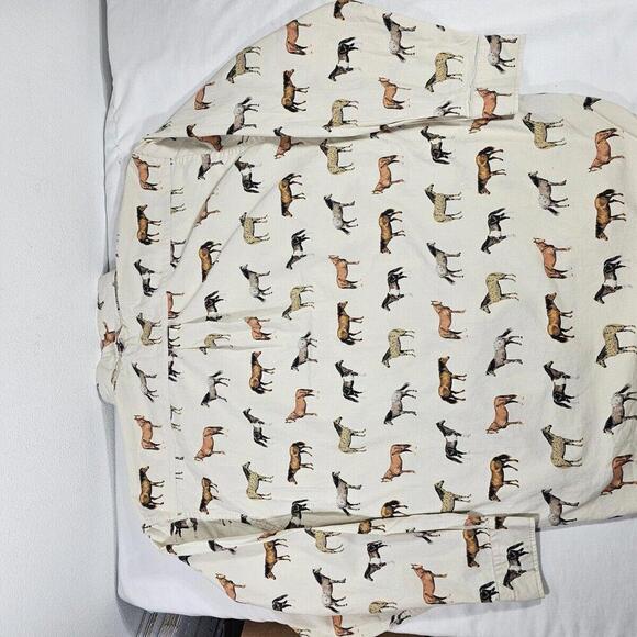 Davy Jones Horse Themed Button-Down Shirt Mens Size XXL Tommy Hilfiger - Picture 8 of 11